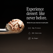 Experience dessert like never before spoon with frozen dessert