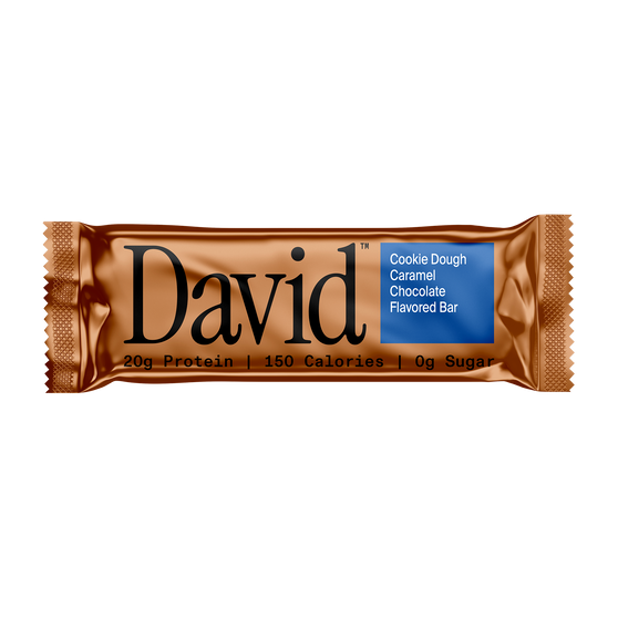 Cookie Dough Caramel Chocolate bar wrapped