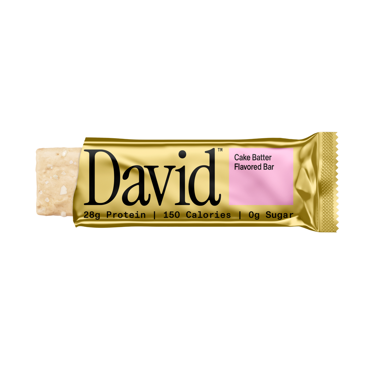 David Gold Cake Batter Protein Bar manufacturer product package