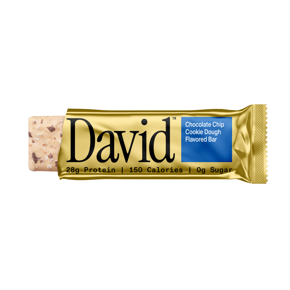 David Gold Chocolate Chip Cookie Dough Protein Bar manufacturer product package