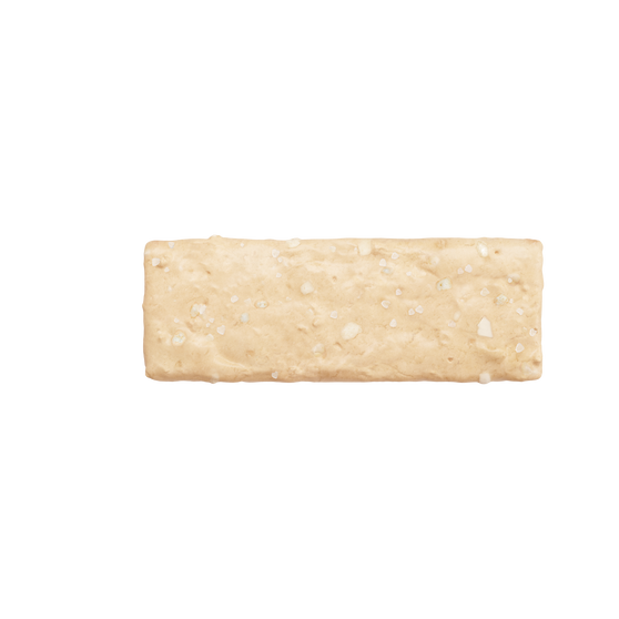 Cake Batter bar unwrapped, showing bar