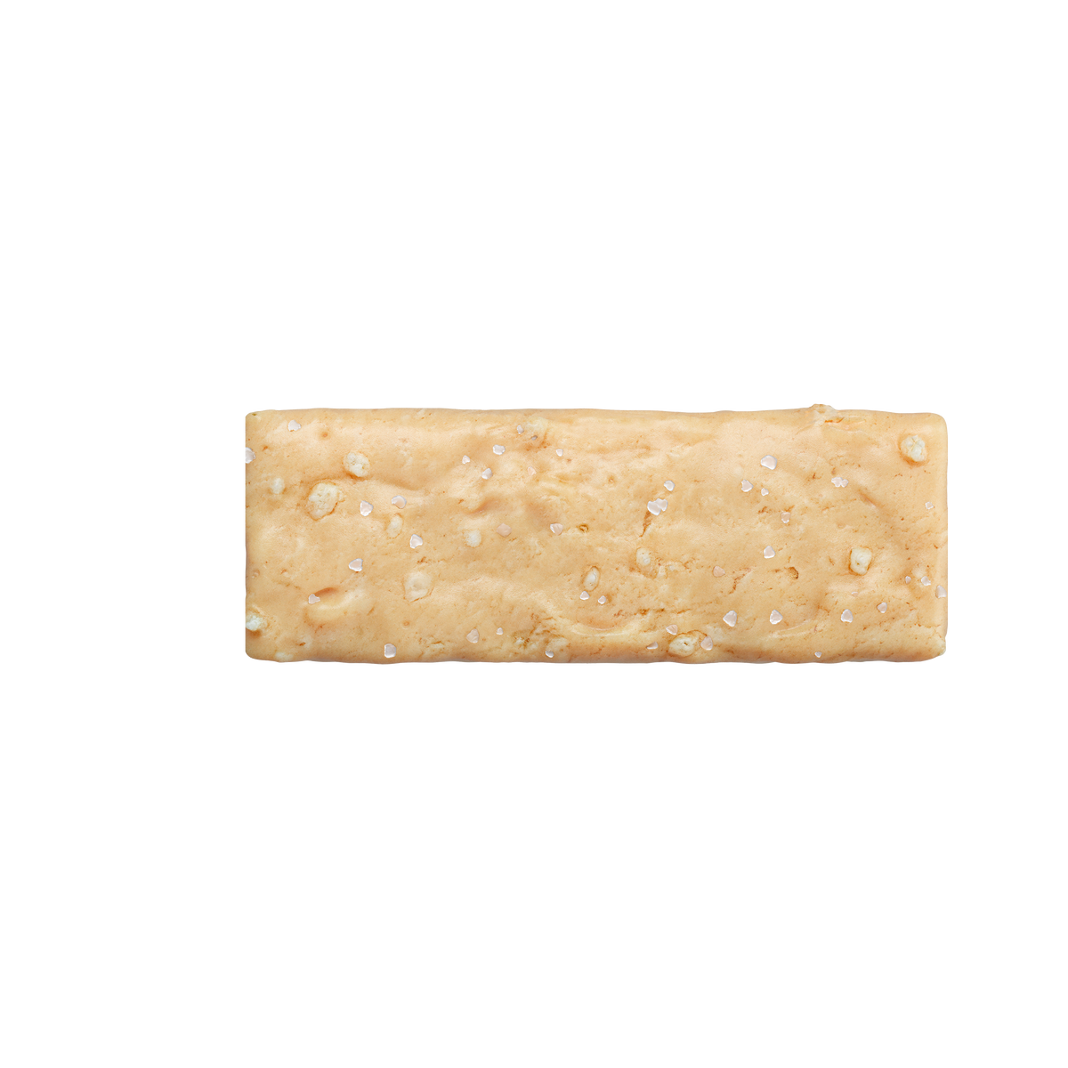Salted Peanut Butter bar unwrapped, showing bar