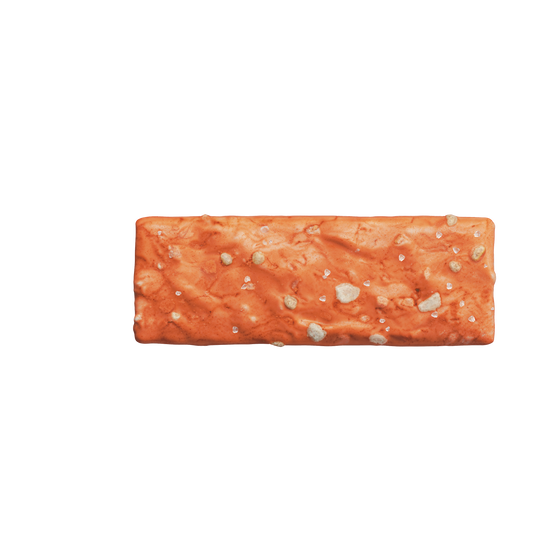 Pumpkin Spice bar unwrapped, showing bar