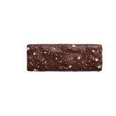 Fudge Brownie bar unwrapped, showing bar